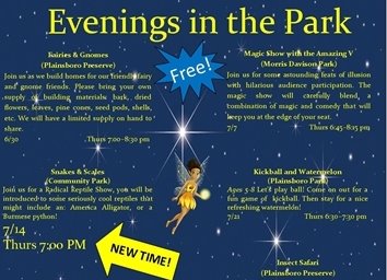 Evenings in the Park Flyer