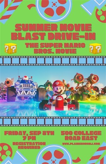 Summer Blast movie drive in