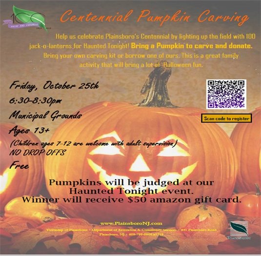 Centennial Pumpkin Carving Image