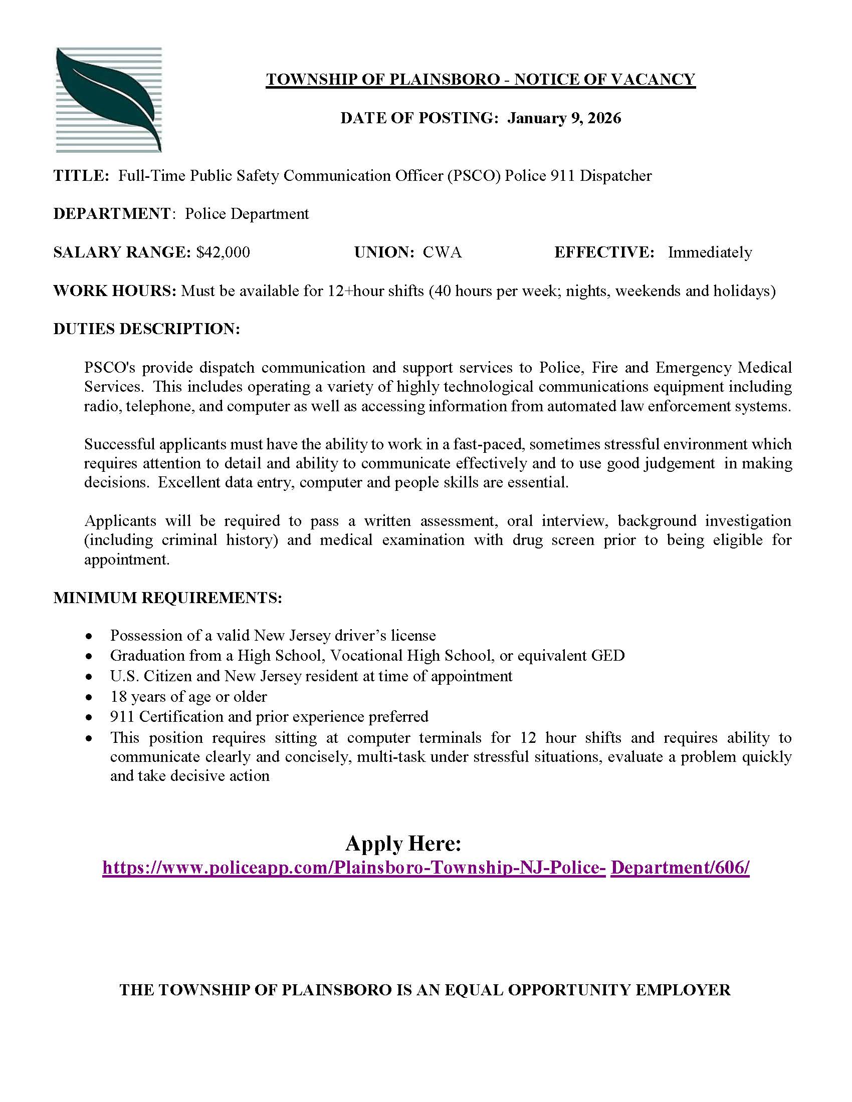 Public Safety Communication Officer - Dispatcher_1